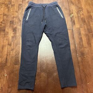 ZANEROBE Sureshot Lightweight Jogger Pants Men's Small 28x27‎ Navy Zip Pockets